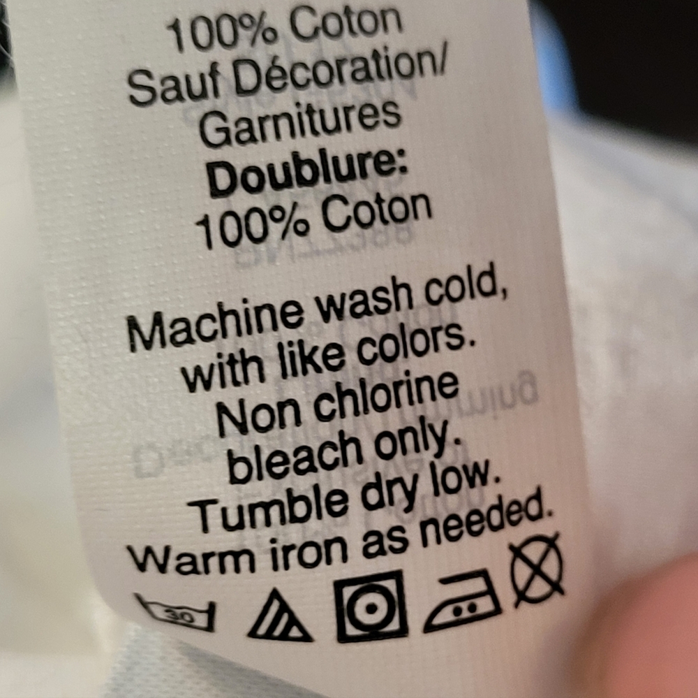 Madewell White and Blue Embroidered Bianca Dress - Size M - Picture 6 of 6